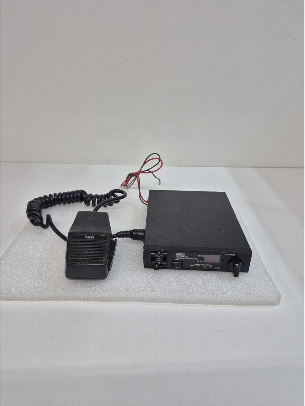 Vintage Kraco KCB-4007 -  40 Channel CB Radio w/ Mic, Box, Manual – Japan Made
